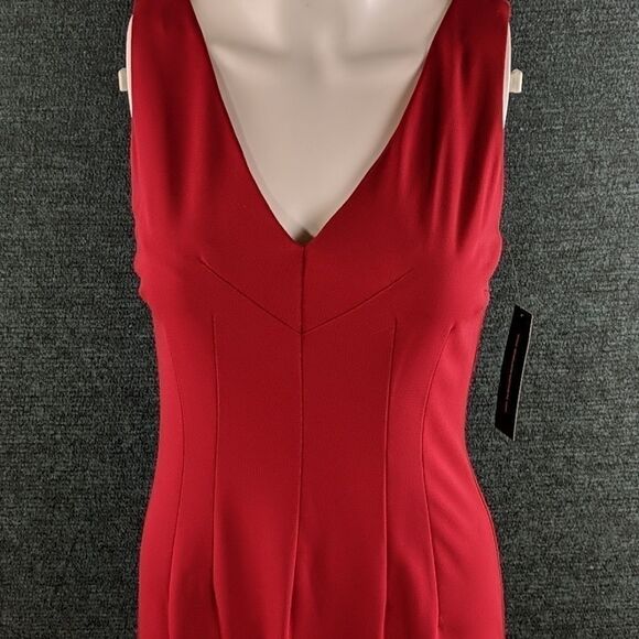 ABS By Allen Schwartz Petites Red Dress - Picture 1 of 8